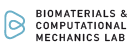 BIOMATERIALS & COMPUTATIONAL MECHANICS LAB, logo
